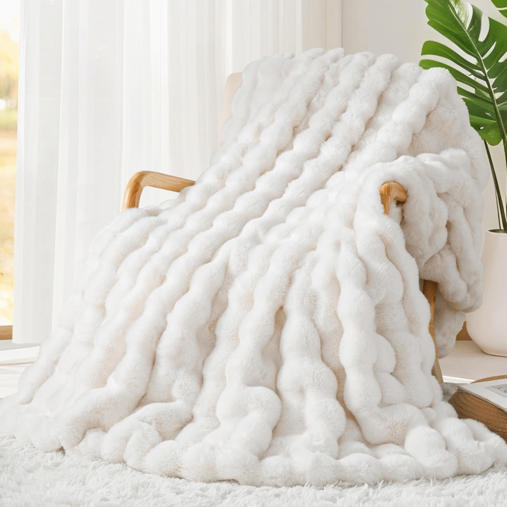 Touchat cozy throw blanket
