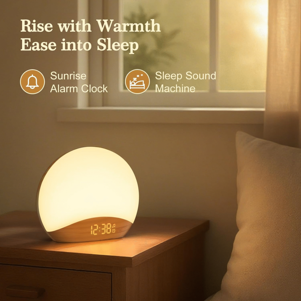 Reacher sunlight alarm clock