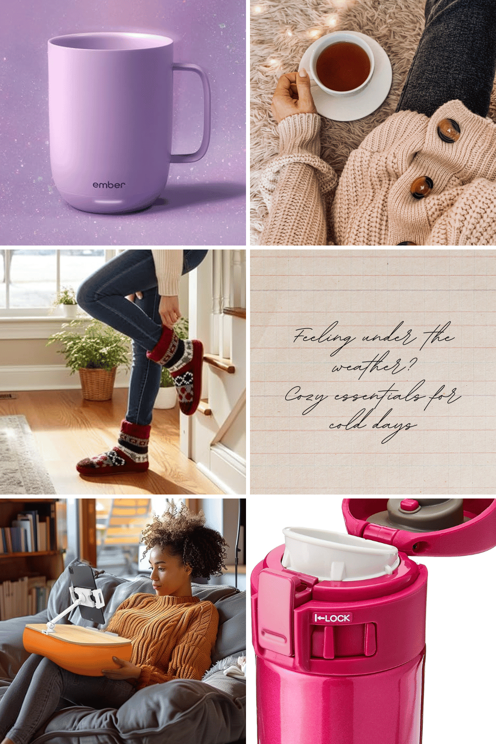 cozy essentials for cold days